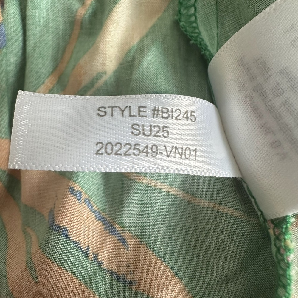 J.Crew Resortwear Cruise Hawaiian Floral Faux Wrap Midi Skirt Size M Tie Waist - Picture 9 of 11